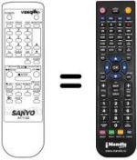 Replacement remote control A11102