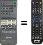 Gleichwertige Fernbedienung Sony KV-2121 D