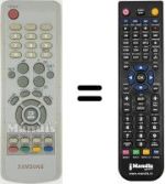 Gleichwertige Fernbedienung Samsung CW 21K9