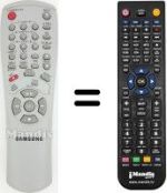 Gleichwertige Fernbedienung Samsung SV-430 F