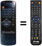 Replacement remote control ASTI 4300