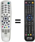 Replacement remote control NILOX NX-DT10