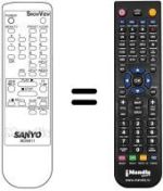 Replacement remote control B09911