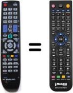 Gleichwertige Fernbedienung Samsung PS 42B450