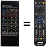 Gleichwertige Fernbedienung Pioneer DECODER BR-82 B (CABLE TV)