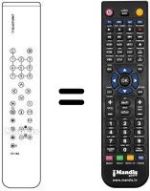 Replacement remote control Blaupunkt PS 55-23 VT