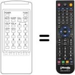 Replacement remote control Supertech M 3732