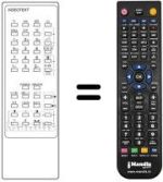 Replacement remote control CT-9187 A