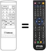 Replacement remote control Ctc CTV 188