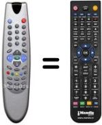 Replacement remote control Ctc CTV 520 ST
