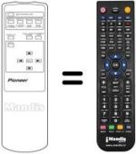 Gleichwertige Fernbedienung Pioneer PDP 502 MXE