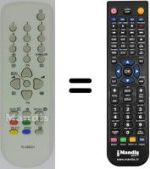 Replacement remote control R-48A01