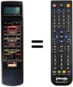 Gleichwertige Fernbedienung Amstrad DD 9901