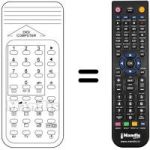 Replacement remote control 154 / 064 A