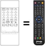 Replacement remote control Supertech CTV 2610