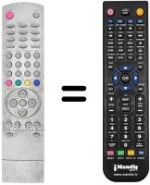 Replacement remote control Daewoo DT 2107