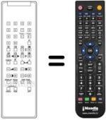 Replacement remote control DTV 1 DIGITAL