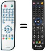 Replacement remote control Akai AK DVB 20