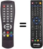 Replacement remote control TECHNOIT DT VISION