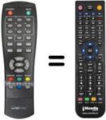 Replacement remote control Ctc DVB-T 818