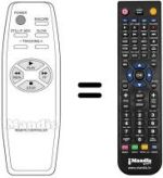Replacement remote control Daewoo DVF 300