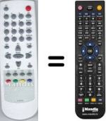 Replacement remote control Daewoo DTH 29