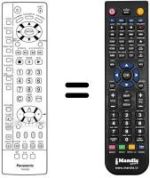 Gleichwertige Fernbedienung Panasonic TX-15LV1 F