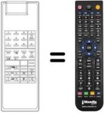 Gleichwertige Fernbedienung FS 4 / 1 R TEXT