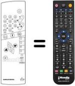 Gleichwertige Fernbedienung Grundig T 55-845 FR