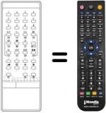Replacement remote control IR 2060 M