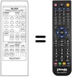 Replacement remote control INFRARED REMOTE CONTROL