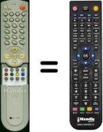 Replacement remote control Iekei KTV-29APS