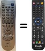 Replacement remote control JVC HR-J770 EU