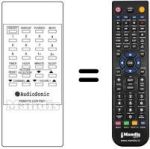 Replacement remote control Audiosonic KRB 1576