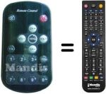 Gleichwertige Fernbedienung Lenoir TVC 80 LCD