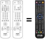Gleichwertige Fernbedienung Sony KV-29 FQ75A