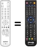 Gleichwertige Fernbedienung Sony KV-32 DX30U