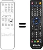 Replacement remote control Ingelen LAVA 2524