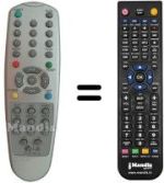 Gleichwertige Fernbedienung LG 6710V00061M