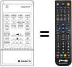 Replacement remote control MXE
