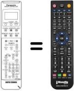 Gleichwertige Fernbedienung Panasonic NV-HD100