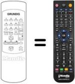 Gleichwertige Fernbedienung Grundig P 37-838 VNM