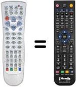 Replacement remote control Daewoo PDP 42 IRAL