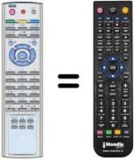 Replacement remote control Daewoo PDP 42 NESI-TN