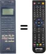 Gleichwertige Fernbedienung JVC HR-D530 E