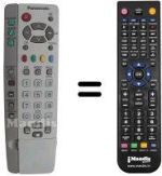 Gleichwertige Fernbedienung Panasonic EUR 511268