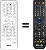 Replacement remote control Akai CT 2160 (ver. 2)
