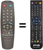 Replacement remote control Ormond OR 2198 NTX