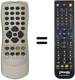 Replacement remote control Marantz LC 2000