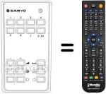 Replacement remote control RC 222